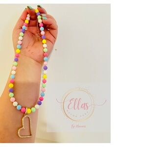 Ella Vibrant Heart Pendant Necklace